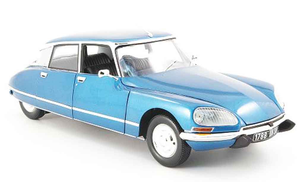 Citroen DS 23 1/18 Norev 23 pallas blue 1974 diecast model cars