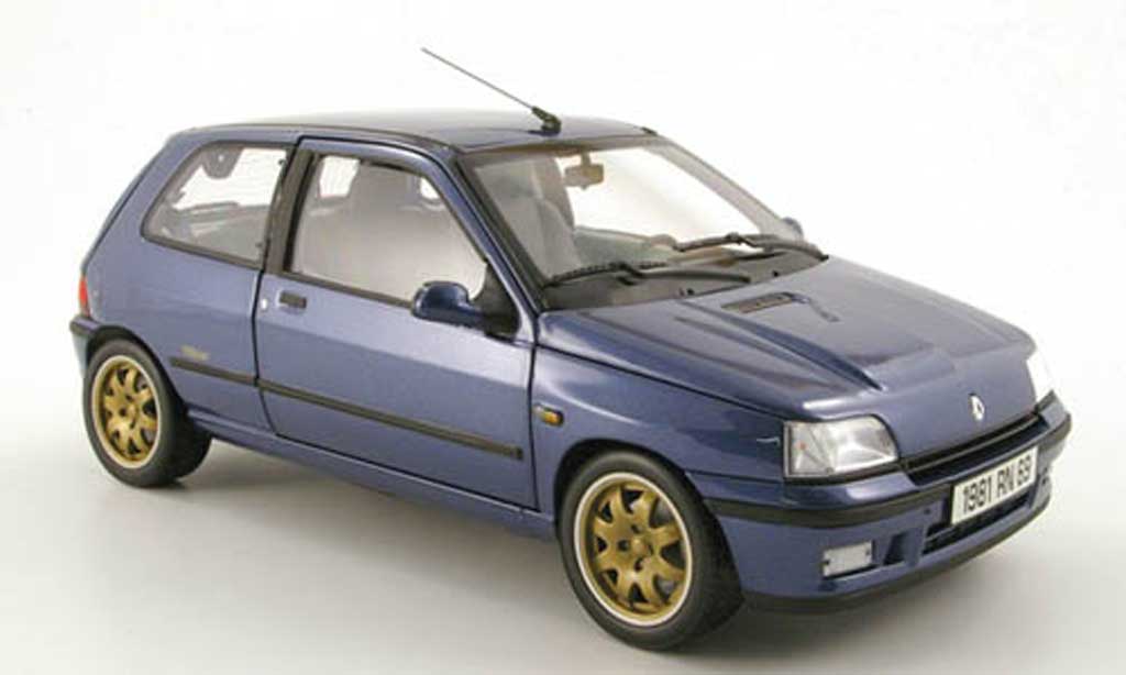 Renault Clio Williams 1/18 Norev Williams blue 1993 diecast model cars