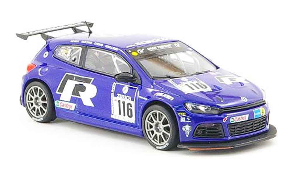 Volkswagen Scirocco 1/43 Norev scirocco iii gt24 no.116 24h nurburgring 2009 diecast model cars
