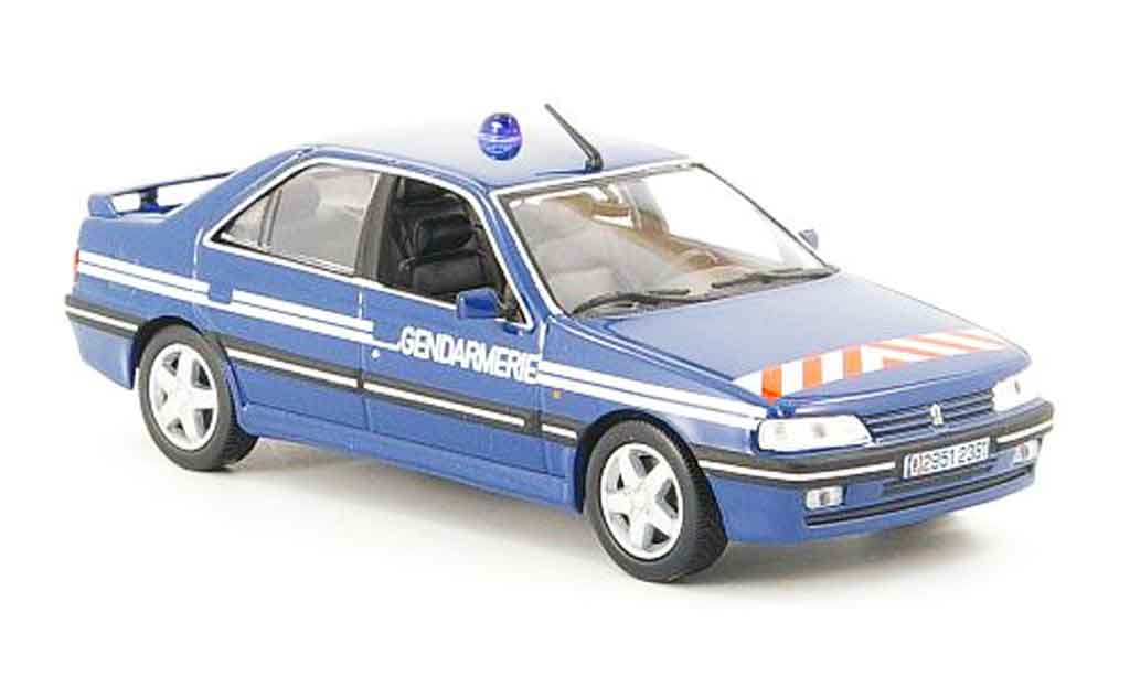 Peugeot 405 Turbo 16 1/43 Norev Turbo 16 gendarmerie 1995 diecast model cars