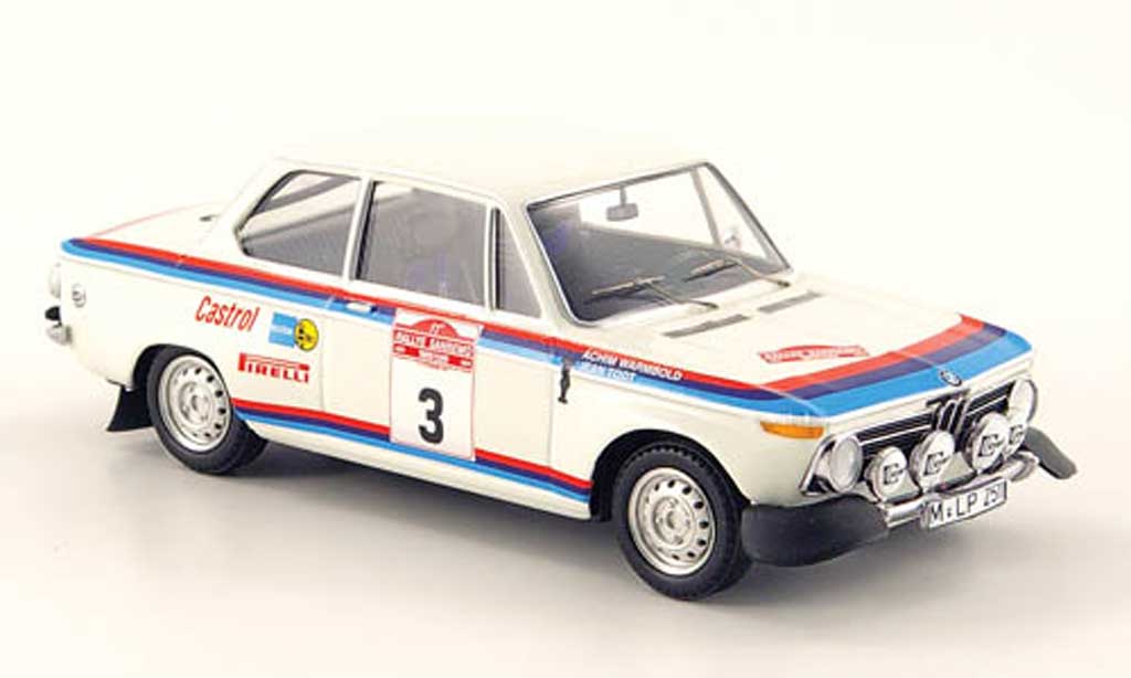 Bmw 2002 Ti 1/43 Trofeu Ti No.3 Warmbold/Todt Rally San Remo 1973 diecast model cars