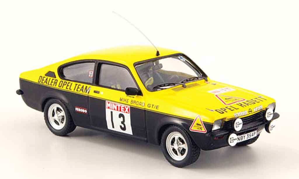 Opel Kadett GT 1/43 Trofeu GT e no.13 rohrl broamintex rallye 1977 diecast model cars