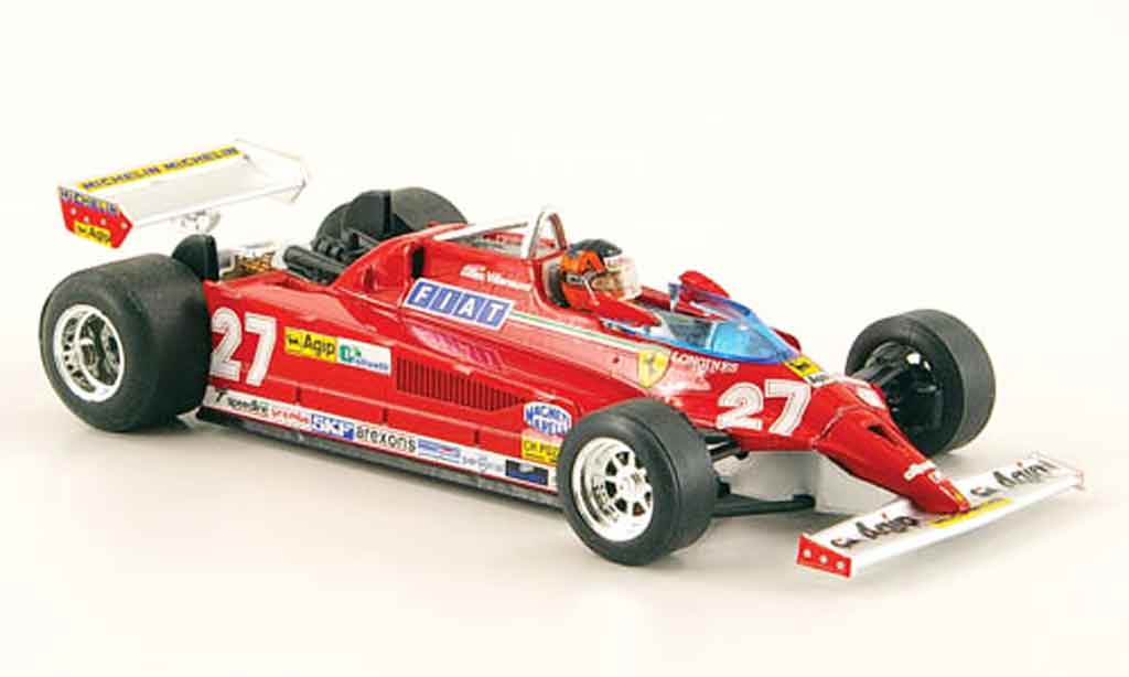 Ferrari 126 1981 1/43 Brumm 1981 CK turbo no.27 g.villeneuve gp monte carlo diecast model cars