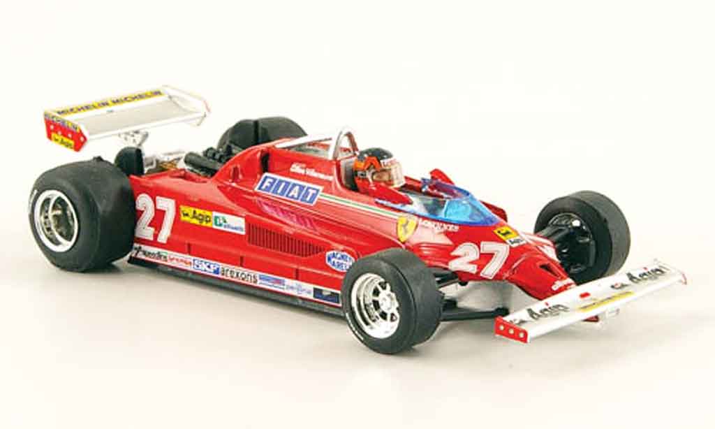 Ferrari 126 1981 1/43 Brumm 1981 CK turbo no.27 g.villeneuve gp italien diecast model cars