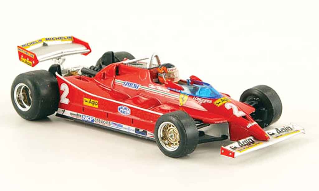 Ferrari 126 1980 1/43 Brumm 1980 C no.2 g.villeneuve test imola diecast model cars