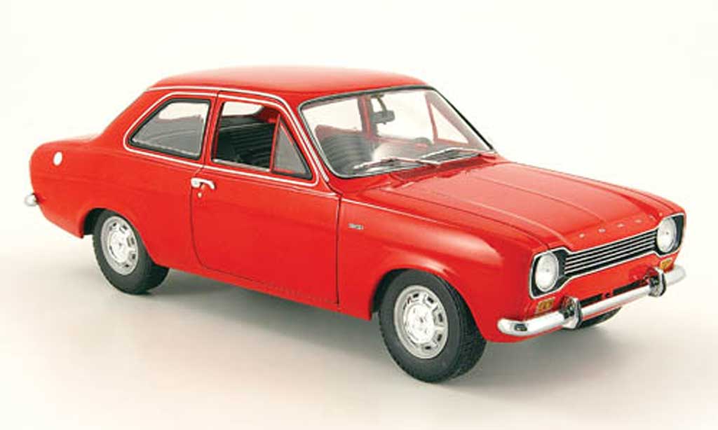 Ford Escort MK1 1/18 Minichamps MK1 red 1971 diecast model cars