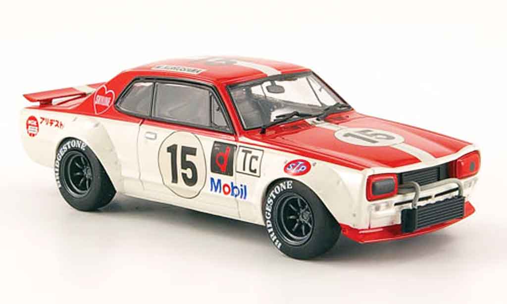 Nissan Skyline 2000 1/43 Ebbro 2000 GT R (KPGC10) Racing No.15 Fuji 1972 diecast model cars
