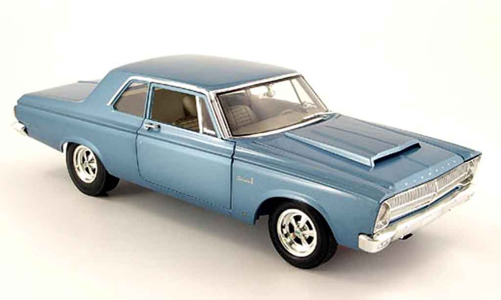 Plymouth Belvedere 1/18 Highway 61 hemi super stock dd1 blue 1965 diecast model cars