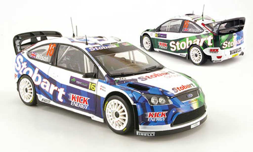 Ford Focus RS WRC 1/18 Sun Star RS WRC 08 no.16 stobart rallye irlande 2009 diecast model cars