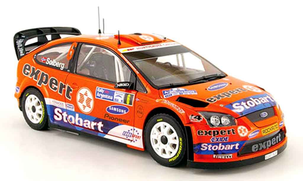Ford Focus RS WRC 1/18 Sun Star RS WRC 08 no.6 expert rallye argentinien 2009 diecast model cars