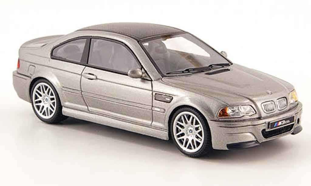 Bmw M3 E46 1/43 Premium X E46 CSL grey 2003 diecast model cars