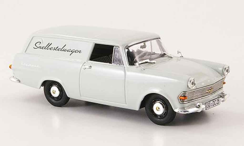 Opel Rekord 1/43 Bing p2 kasten snelbestelwagen diecast model cars
