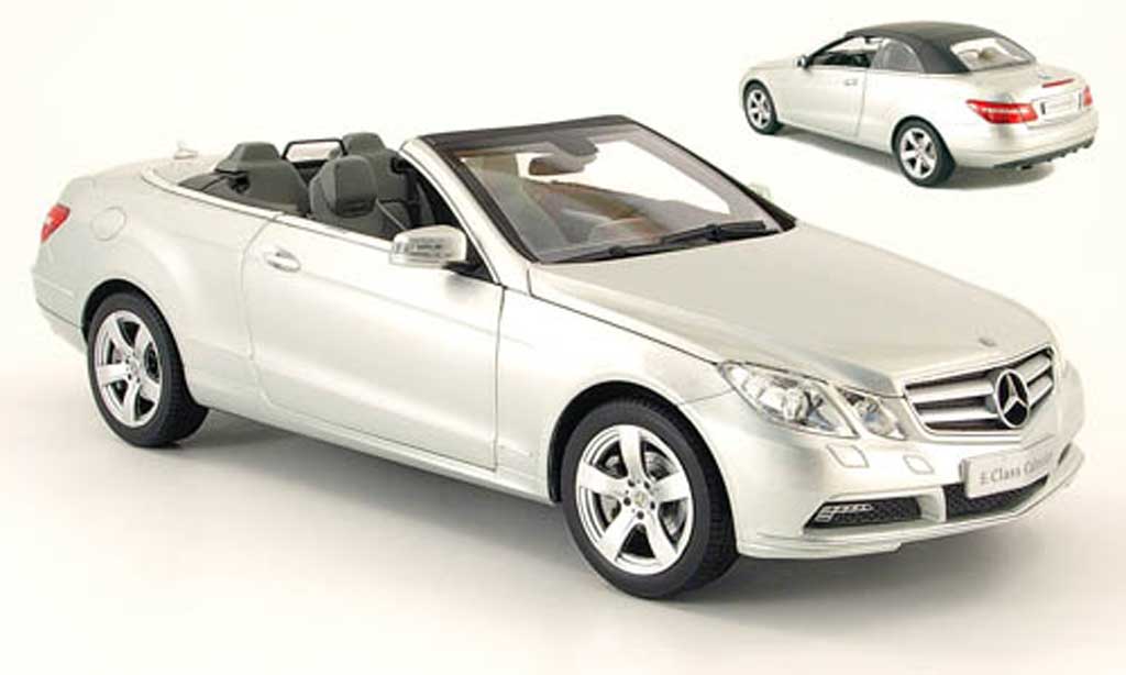 Mercedes Classe E 1/18 Norev cabriolet (a207) grey 2010 diecast model cars