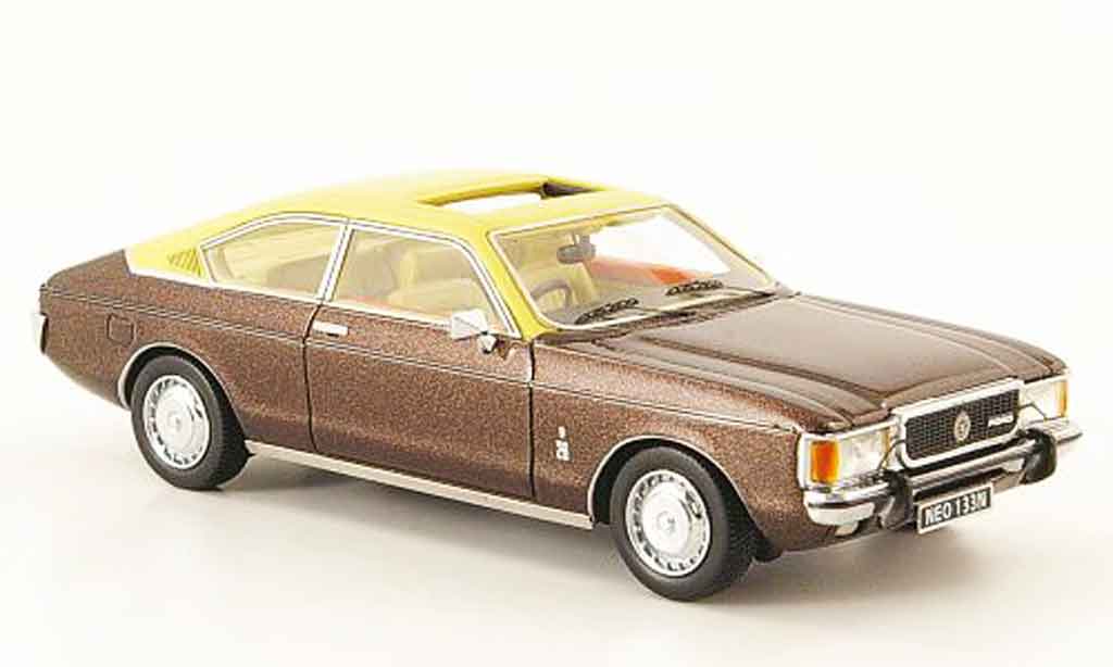 Ford Granada 1/43 Neo MK I Coupe (RHD) brown 1975 diecast model cars