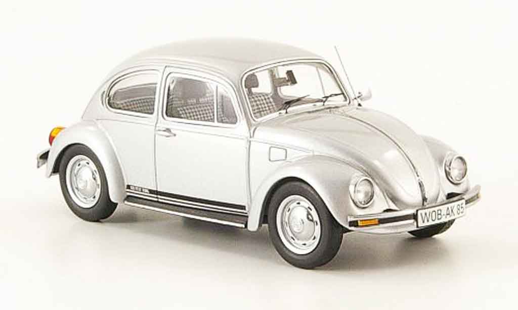 Volkswagen Coccinelle 1/43 Schuco grey bug grey metallisee 1985 diecast model cars