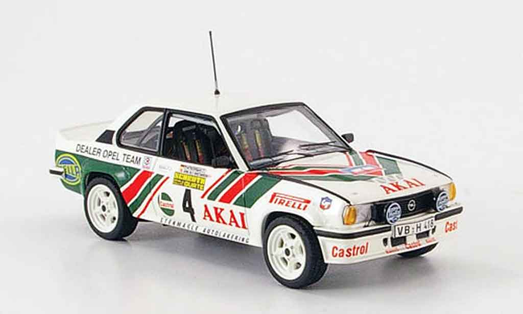 Opel Ascona B 1/43 Schuco B 400 no.4 akai sachs winter rallye 1981 diecast model cars