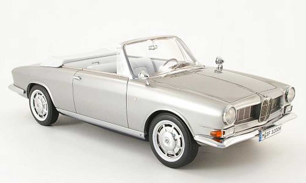 Bmw 3200 1/18 Neo cabrio bertone grey diecast model cars