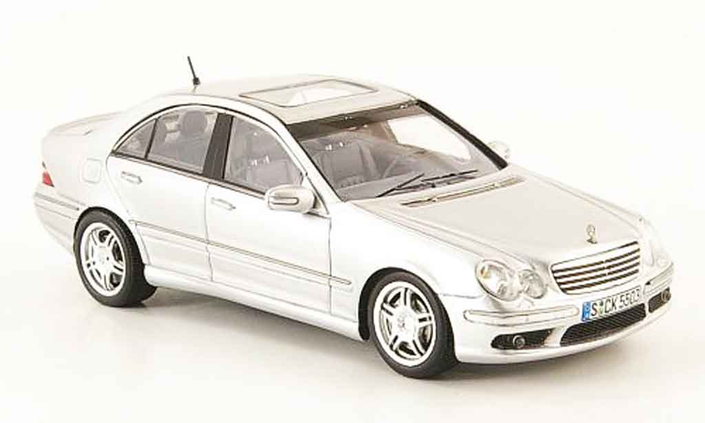 Mercedes Classe C 1/43 Spark C55 AMG (W203) grey metallisee diecast model cars