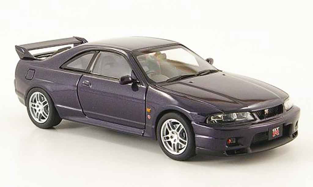Nissan Skyline R33 1/43 Ebbro R33 GT R Vspec purple 1995 diecast model cars