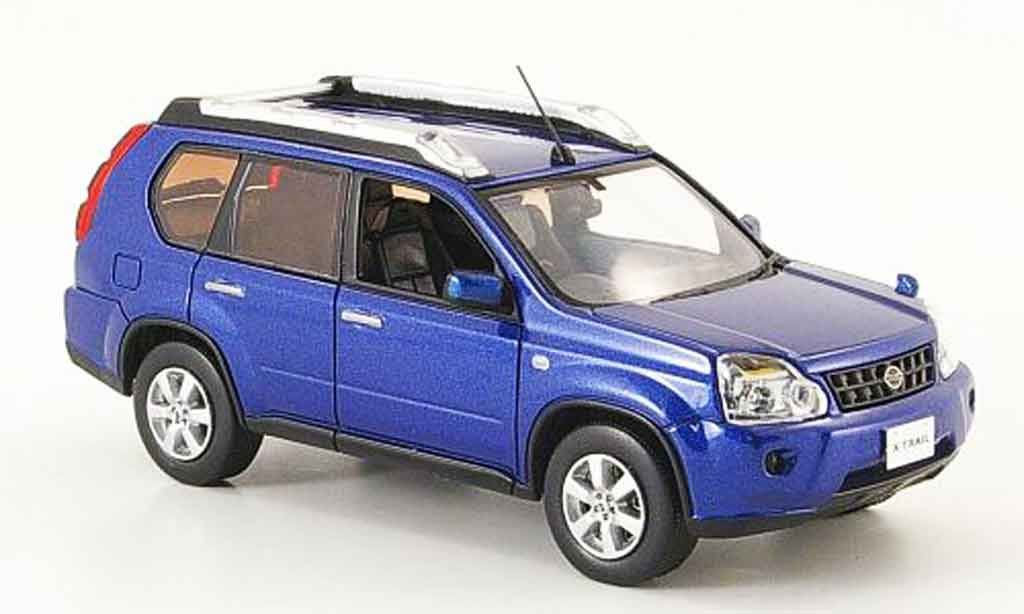 Nissan X Trail 1/43 J Collection blue Rechtslenker 2008 diecast model cars