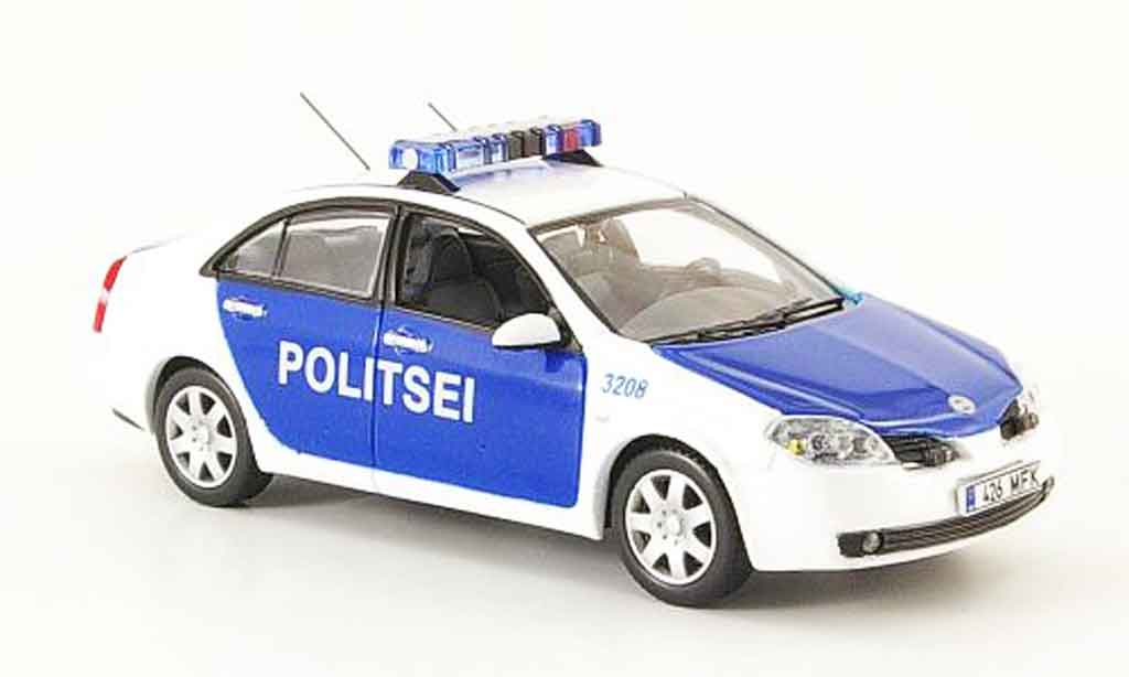 Nissan Primera 1/43 J Collection Politsei police Estland Linkslenker 2004 diecast model cars