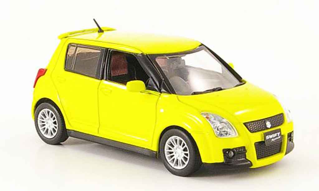 Suzuki Swift 1/43 J Collection Sport yellow Funfturer Rechtslenker 2005 diecast model cars