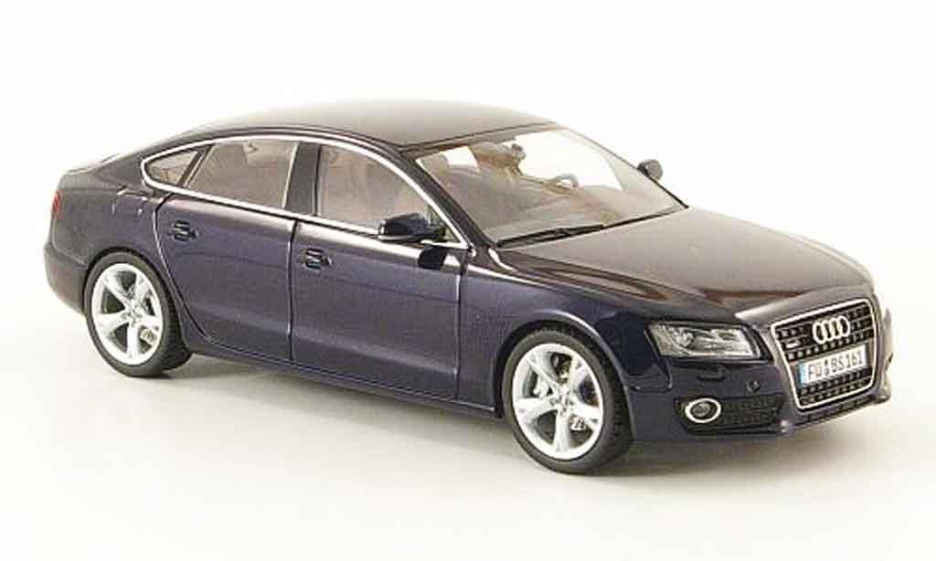 Audi A5 1/43 Schuco Sportback blue 2009 diecast model cars