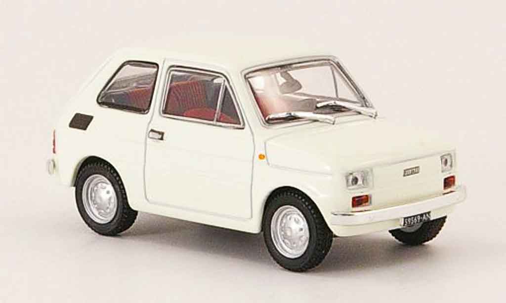Fiat 126 1/43 Starline white 1972 diecast model cars