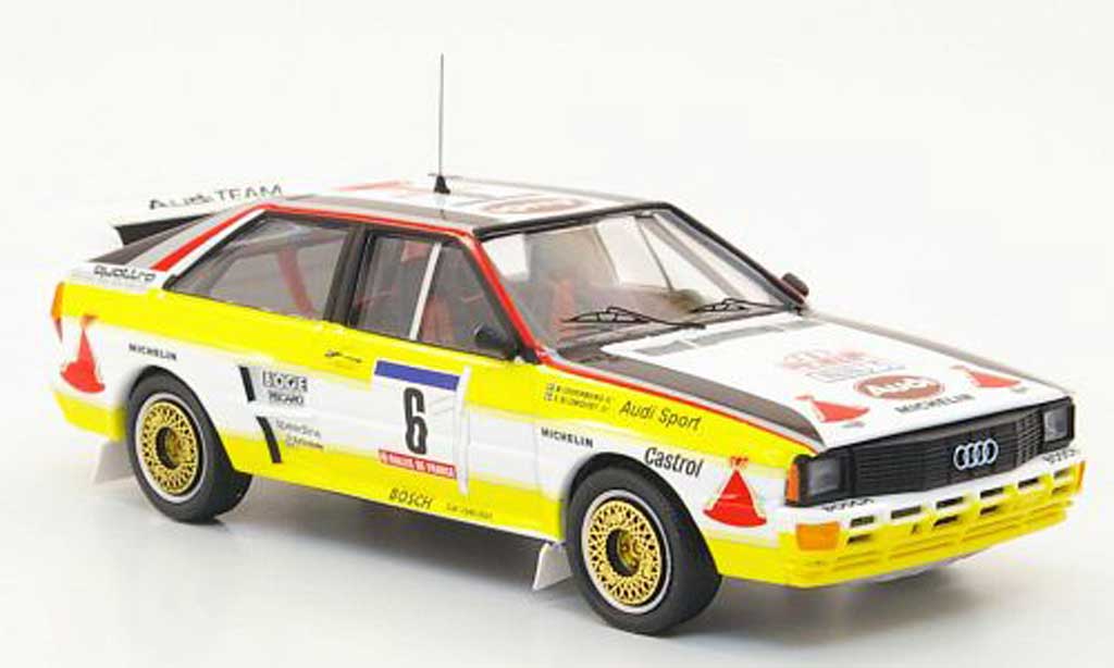 Audi Quattro 1/43 Trofeu No.6 HB Blomquist/Cederberg Rally Korsika 1984 diecast model cars