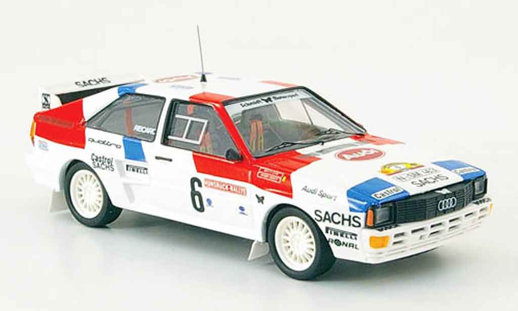 Audi Quattro 1/43 Trofeu No.6 Duez Lux Rally Hunsruck 1985 diecast model cars