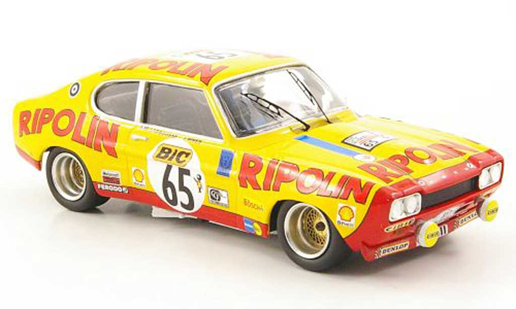 Ford Capri 2600 1/43 Trofeu 2600 MKI No.65 Ripolin Tour Auto 1972 diecast model cars