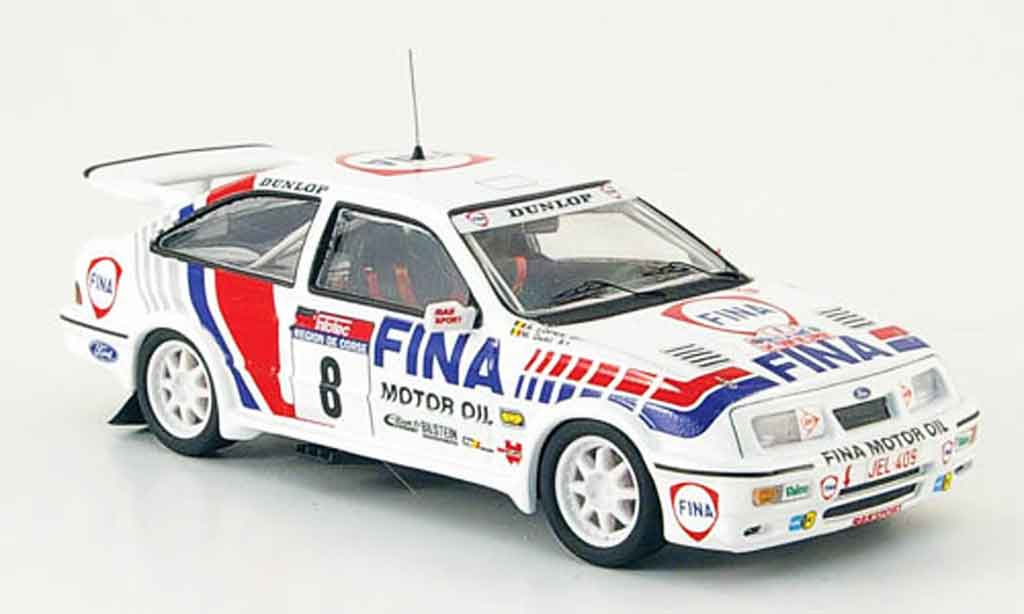 Ford Sierra Cosworth RS 1/43 Trofeu Cosworth RS Cosworth No.8 Fina Rally Korsika 1990 diecast model cars