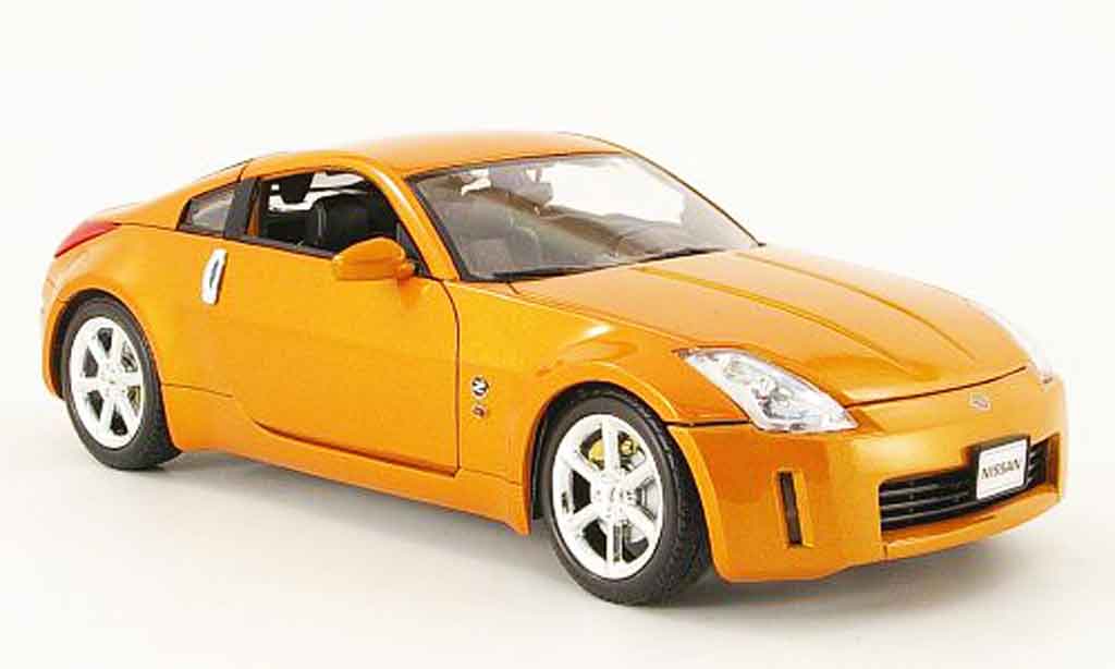 Nissan 350Z 1/18 Welly coupe bronze 2003 diecast model cars