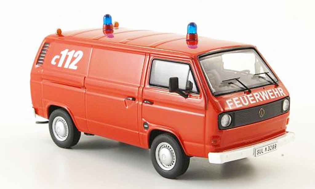 Volkswagen Combi 1/43 Premium Cls t3a kasten pompier diecast model cars