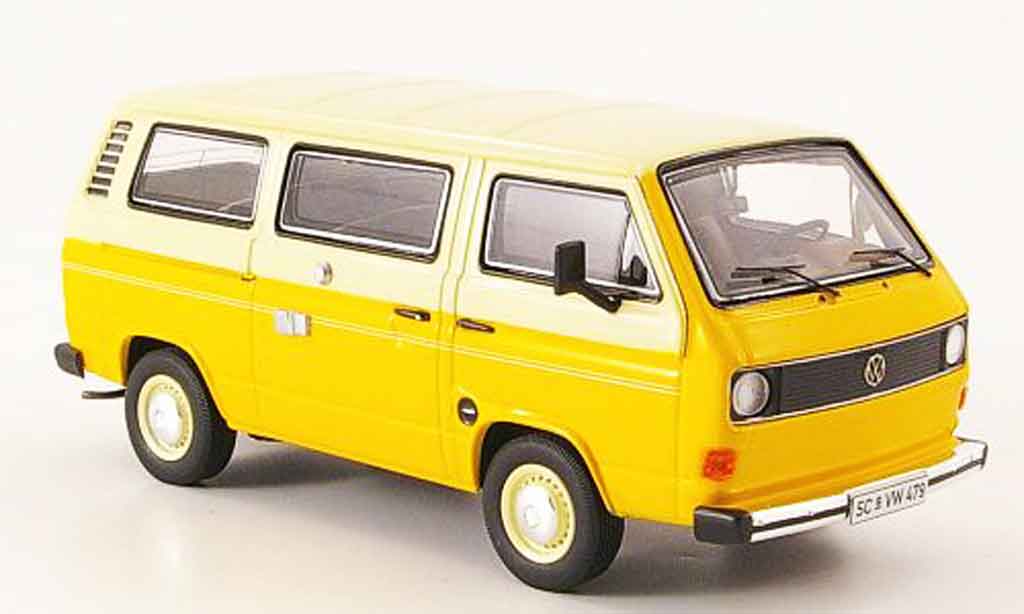 Volkswagen Combi 1/43 Premium Cls t3a bus l yellow beige diecast model cars