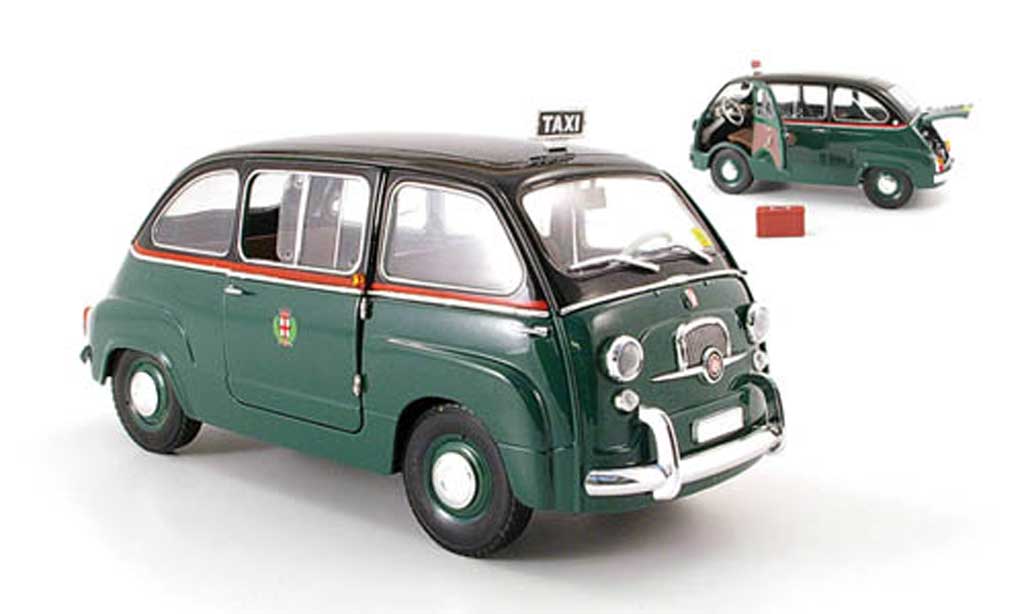 Fiat 600 1/18 Mini Miniera multipla taxi mailand ohne dachgepacktrager diecast model cars