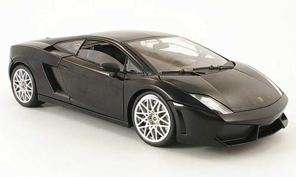 Lamborghini Gallardo LP560-4 LP560-4 1/18 Mondo Motors black mat diecast model cars