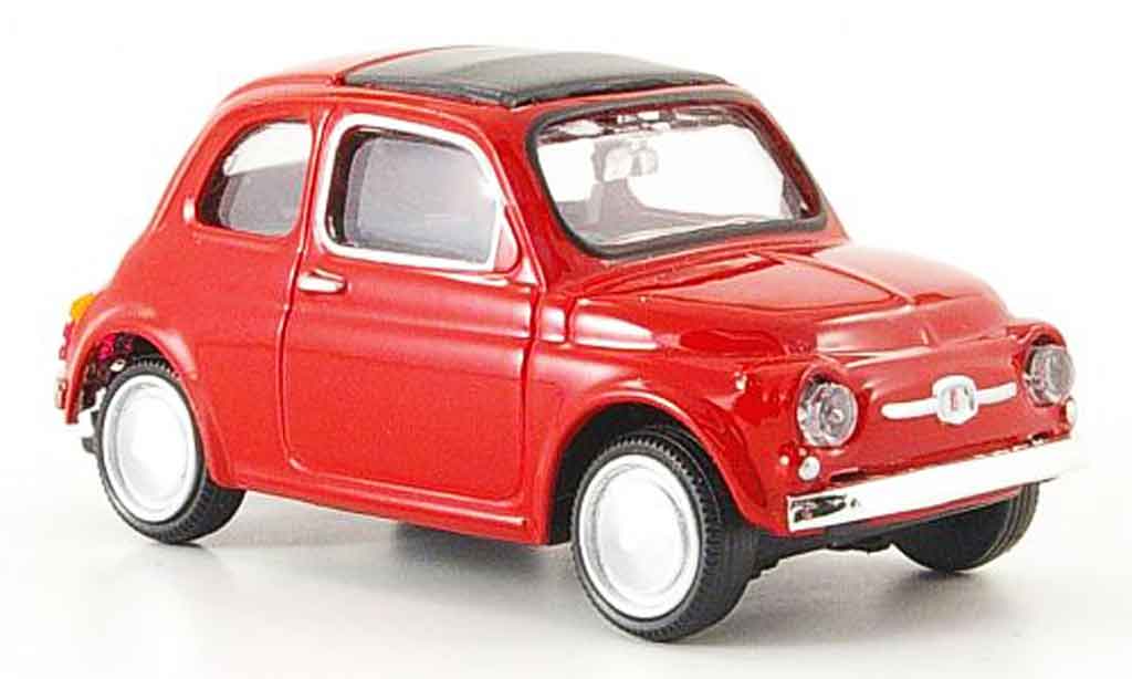 Fiat 500 1/43 Mondo Motors red 1957 diecast model cars