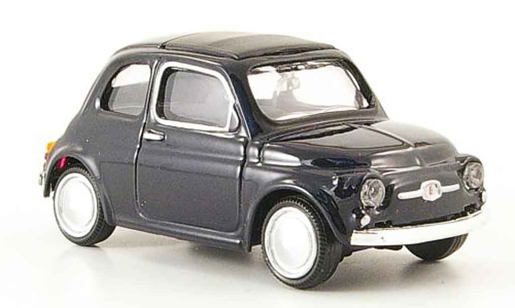 Fiat 500 1/43 Mondo Motors black 1957 diecast model cars