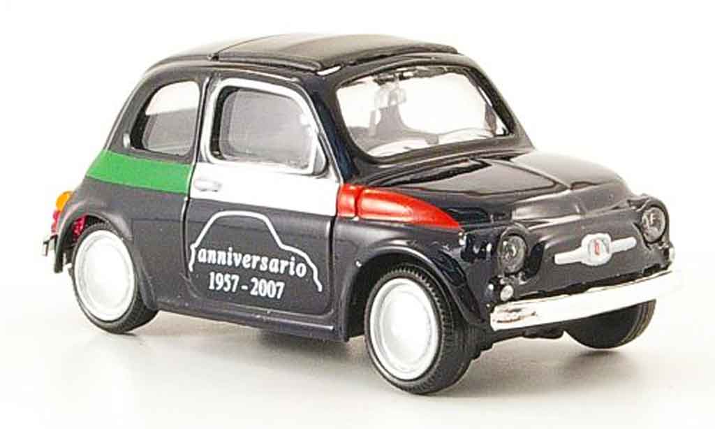 Fiat 500 1/43 Mondo Motors Anniversario black 1957 diecast model cars