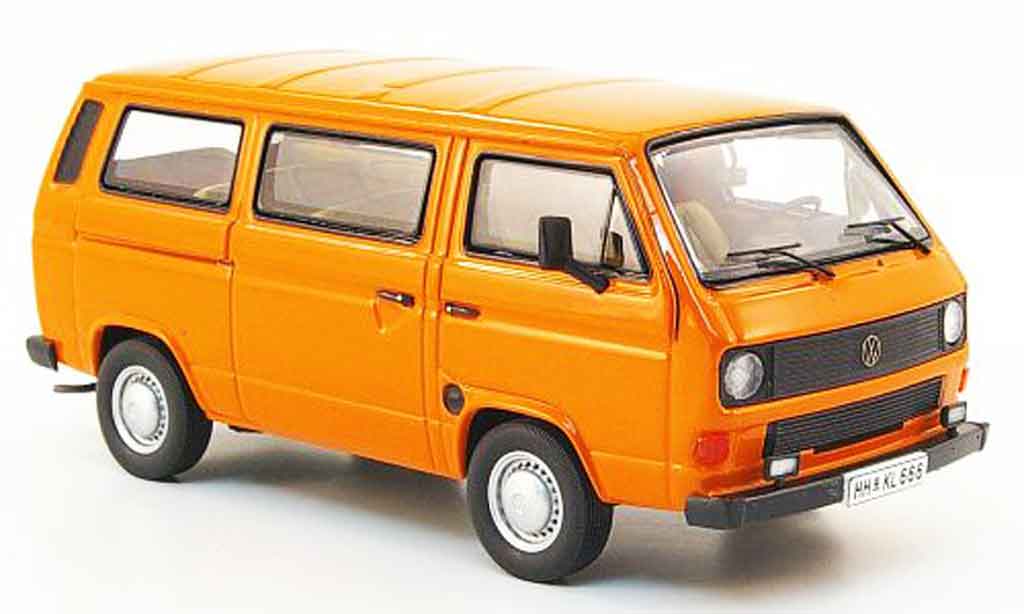 Volkswagen Combi 1/43 Premium Cls t3b bus orange diecast model cars