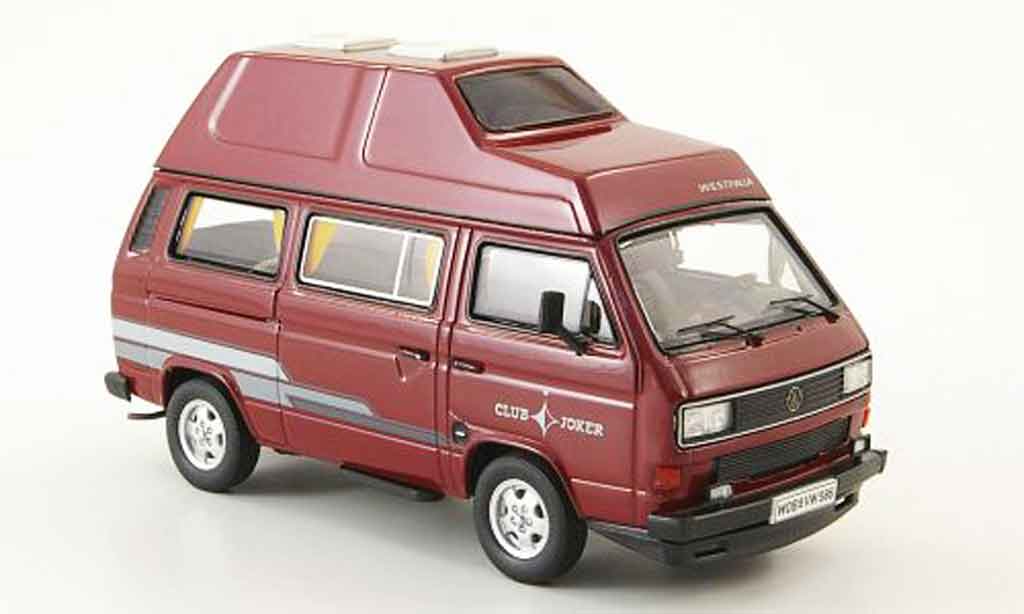 Volkswagen Combi 1/43 Premium Cls t3b westfalia club joker red hochdachbus diecast model cars