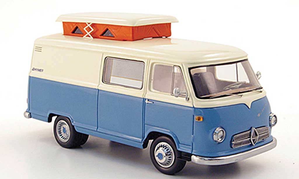 Borgward Hymer 1/43 Premium ClassiXXs Caravano blue/cremewhite diecast model cars