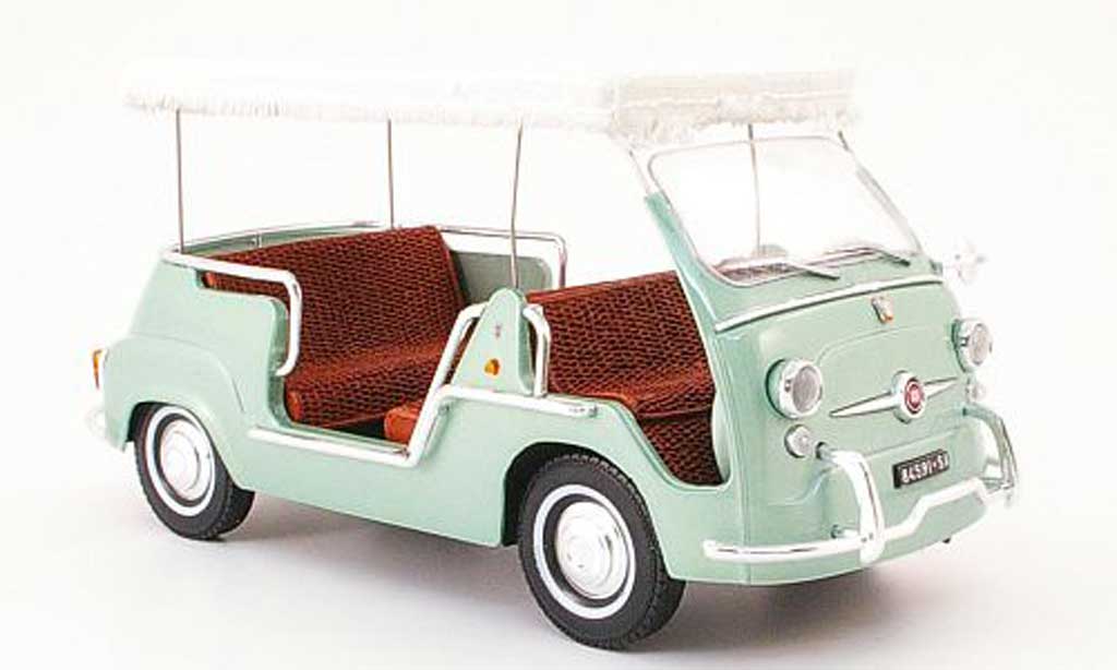 Fiat 600 1/18 Mini Miniera multipla taxi cabrio costiera amalfitana 1962 diecast model cars