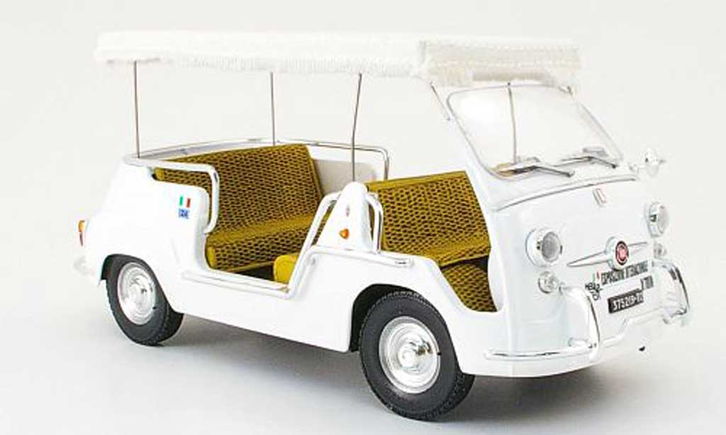 Fiat 600 1/18 Mini Miniera multipla taxi weltausstellung turin italia 1961 diecast model cars