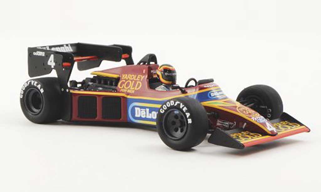 Tyrrell 012 1/43 Minichamps Ford No.4 Yardley/DeLonghi S.Bellof Training GP Monaco 1984 diecast model cars