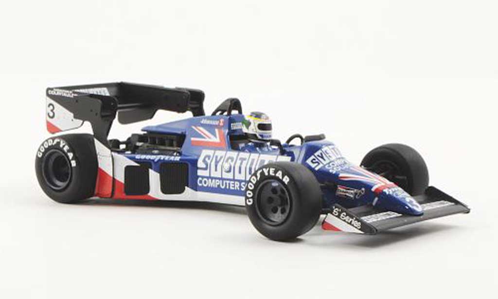 Tyrrell 012 1/43 Minichamps Ford No.3 Systime S.Johansson GP Grossbritannien 1984 diecast model cars