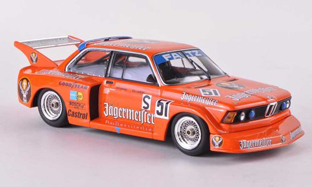Bmw 320 E21 1/43 Minichamps E21 i Gr.5 No.51 Jagermeister 6h Silverstone Peterson/Kelleners 1977 diecast model cars