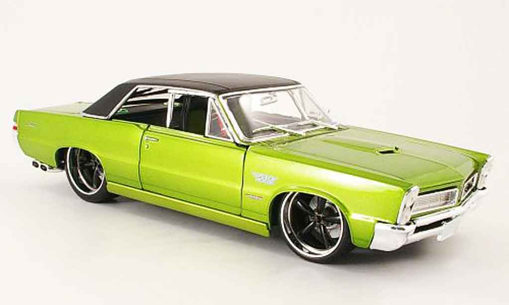 Pontiac GTO 1/18 Maisto grun/black pro rodz-tuning 1965 diecast model cars