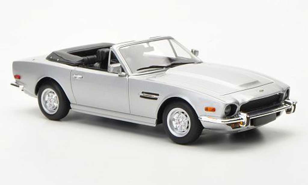 Aston Martin V8 Volante 1/43 Minichamps Volante grey LHD 1987 diecast model cars